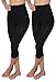 Hanes 1 & 2 Pack Shaping Slims Waist Capri Black Plus Size (Large, 2 Black)