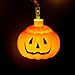 GiBot Halloween Pumpkin Lights Lanterns, 20 LED 6.9 feet Battery Powered Pumpkin String Lights 3D Jack o Lantern Halloween Pumpkin Lights Decor for Indoor Outdoor Party Ideas, Orange
