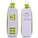 6 USB Power Strip, Portable Travel Socket Charger With Power Switch, Outlets 2.1AMP 1AMP 21W 5Foot Power Supply Cord With Universal Plug, 6 Usb Output Support 4 Devices Simultaneously (Green)