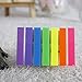 8 Sets 0.3x1.8 Inch Flags Tabs Neon Page Markers 7 Bright Color Sticky Index Tabs Neon Note Tabs Page Flags 1120 Pcs