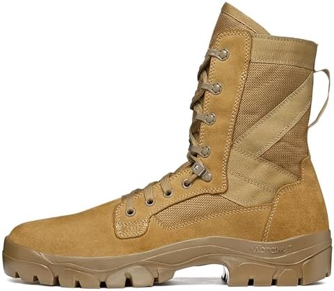 Amazon.com: McRae Mens Desert Tan Suede/Nylon Military  display picture 3