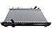Prime Choice Auto Parts RK959 New Aluminum Radiator