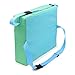 Sumnacon Chair Increasing Cushion - Baby Toddler Kids Infant Portable Dismountable Adjustable Highchair Booster Cushion Washable Thick Chair Seat Pads Buckle Strap (Green + Blue)