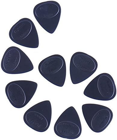 JYFY Meideal Guitar Picks Plectrums Plastic Non Slip 10pcs Multi Size for Acoustic Electric Guitar (black)