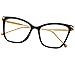 FEIDU Blue Light Blocking Glasses Women Cat Eye Computer Fack Glasses