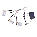 YouCute 3pcs 7.4V 500mAh Battery and 1to5 Charger for JJRC H8D H8C F182 F183DH F183 RC Quadcopter Drone Spare Parts