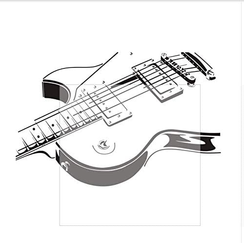 Electric Guitar Wall Sticker 3d Pvc Creative Guitar Wall Stickers Sitting Room The Bedroom Decorates Home Decor 59 39cm Customizable Size Buy Online At Best Price In Uae Amazon Ae