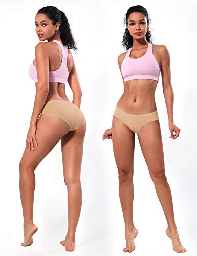 BUBBLELIME Bikini Panties Women's Low Rise String Breathable Soft Underwear Bonded No Show (6 Pack&3 Pack&1 Pack) - Thumbnail 2