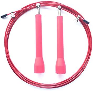 Jump Rope Adjustable Steel Wire Ball Bearing Speed Skipping Aerobic Exercise Boxing Fitness with Bag and Hardwares