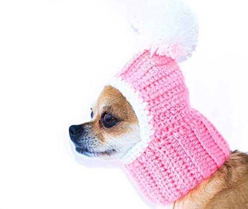 pink dog hat