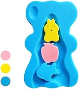 Infant Bath Mat 19.7x11.8x1.8 Blue Skid Proof Cushioned Baby Bath view 2