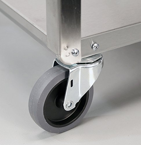 Lakeside 358 Stainless Steel Equipment Stand, (2) Shelves, (2) Drawers, 300 Lb Capacity - Thumbnail 2