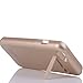 Rechargeable Battery Backup Power Bank Charger Case Cover for iphone 6 Plus / 6S Plus with 4800mAh capacity (Gold)