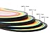 Paper Quilling Strips (1040 Strips) 26 Colors Width - 3mm,5mm,7mm and 10mm Length - 38cm (Pack of 4 sets)