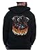 Harley-Davidson Men's Inferno Eagle Full-Zipper Hooded Sweatshirt, Black