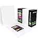 ARTEZA Canvas Boards for Painting, 8 x 10 Inches, Pack of 28, Blank White Canvas Panels for Acrylic, Oil and Gouache Painting