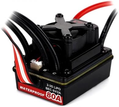 Leopard Hobby #ESCWP80A Leopard 80A Waterproof ESC For 1/10 RC