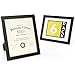 Arteza Picture Frames 8 x 10 Display Pictures 6 Pack – Wood Finish Frame – Pure Glass Front - Pictures Frames for Wall – Gallery Wall