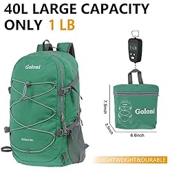 Goloni Hiking Backpack Bag,40L Ultra Lightweight