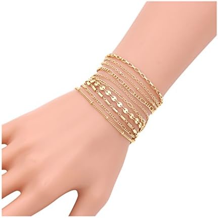 Cyberny Best Friend Bracelets Handcuff Cross Charm Bracelet for Women Gold Tone