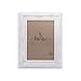8x10 Picture Frame White/Gold - Mount/Desktop Display, Frames by EcoHome