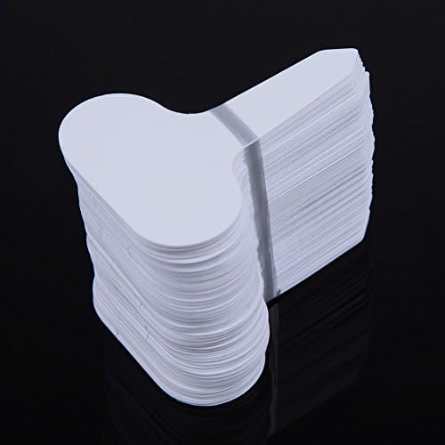 100Pcs T-type Plastic Nursery Garden Plant Label Flower Thick Tag Mark White Brand New