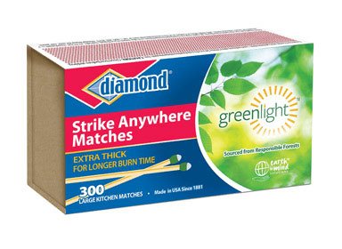 Diamond Green Light Strike Anywhere Matches