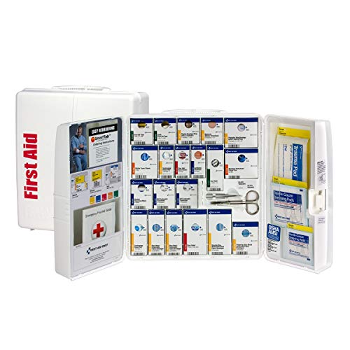 50 Person Large Plastic SmartCompliance Food Service Cabinet OSHA Emergency Kit Trauma Kit First Aid Kits for Restaurants
