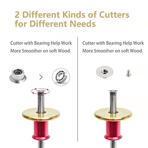 Newkiton Dovetail Jig Wheel marking Gauge Set with 1 Bearing Wheel