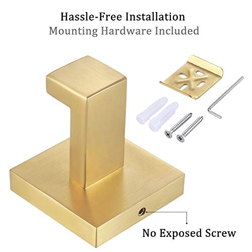 thumbnail image 2 of Angle Simple Bathroom Towel Hook, SUS304 Stainless Steel Bath Towel 2 of 10