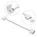 AspenTek 10mm Wide White LED Strip Light Connector Adapter 4 Pin Connector for Connecting 3528 5050 RGB LED Light Strips and 44key/24key Wireless Infrared Controller, No Need Welding,10 Pack