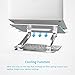 Laptop Stand, EPN Laptop Riser with Heat-Vent to Elevate Laptop, Adjustable Desktop Holder Compatible for MacBook Pro/Air, Surface Laptop, Dell XPS, HP, Samsung, Lenovo and Other 11-17 Inch Notebookthumb 4