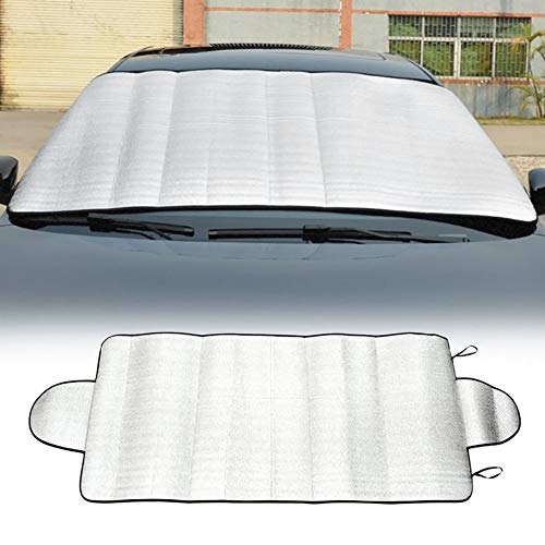 GYMNASTIKA Auto Voorruit Zon Sneeuw Schaduw Warmteblokkering Anti-UV Dust Cover Protector om uw voertuig koel en… - Afbeelding 6