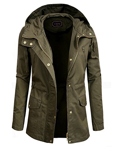 J. LOVNY Women's Versatile Military Anorak Jacket