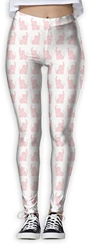 Womens Fun Elephant Jerry 3D Printed Yoga Pants Yoga Sportswear Duralbe Yoga Wear For Gym Yoga Running Fitness Medium
