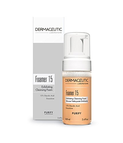 Foamer 15%15 Glycolic Acid Exfoliating Cleansing Foam by Dermaceutic (100 Ml) 3.38 fl oz