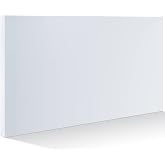 Wesiti Hdpe Plastic Sheet 1" Thick 12" Length 24" Width | White Polyethylene Sheet, High Density Polyethylene Thick High Density Plastic Board for Crafts