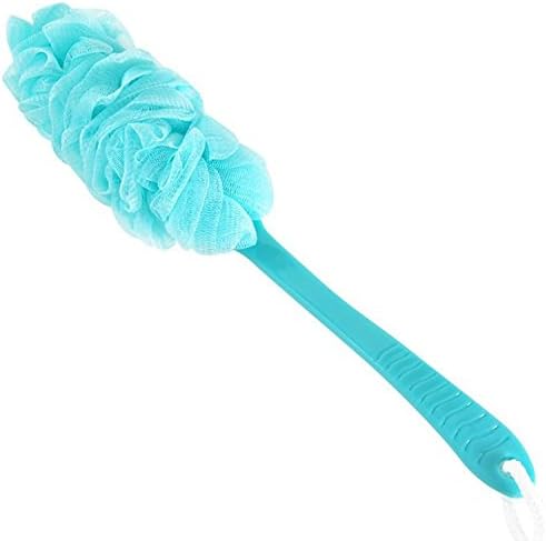 Bath Brush with Long Handle,Zolove Shower Body Brush with Super Soft Bristles Shower Back Scrubber Nylon Mesh Body Loofah Sponge for Skin Brushing & Exfoliating.(Blue)