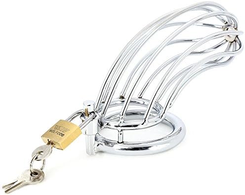 HJIUSHD Male Chast-ity 40MM Ring Premium Medical Grade Steelone Chasti-ty Device Male Briefs
