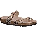 Birkenstock Womens Mayari Metallic Stones Copper Birko-Flor Sandals 40 EU