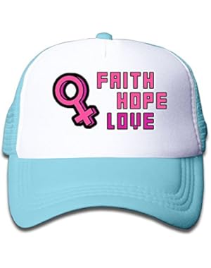 Breast Cancer Awareness Baby Boys Baseball Cap Infant Trucker Hat