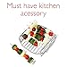 3hproducts Air Fryer Rack - Multi-Purpose XL Double Layer Rack Compatible with Air Fryers Bigger Than 5.5 Quart-with 5 Skewers