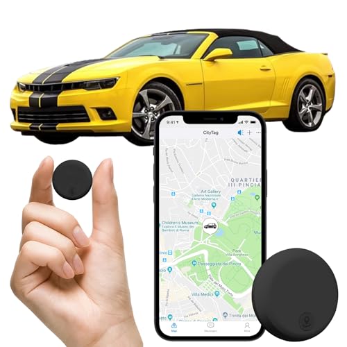 Photo 1 of GPS Tracker for Vehicles, Elderly, Kids & Pets, Real-Time Mini Hidden Tracker Device, Compatible with iOS, Android & Huawei HarmonyOS, No Monthly Fee & No SIM Card Required (Black)