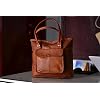Handmade-Women-Vintage-Style-Real-Leather-Shoulder-Shoppers-Bag-Purse-16-Brown