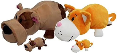 Momma &amp; Baby Bulldog/Orange Cat, Perfect Gift Set with To/From mini Card &amp; Envelope, Flipazoo Flipzee Bundle