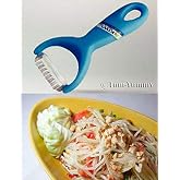 Kiwi Papaya Salad Shredder Peeler Somtum Thai Vegetable Zigzag Stainless Steel Kitchen Tool from Thailand