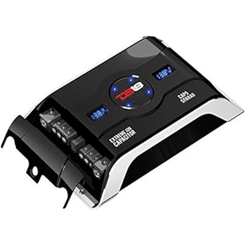 DS18 CAP5 Power Capacitor - 5 Farad Digital Power Capacitor with Rapid Requency Discharge, Electronic Polarity Protection Circut - Smooth Out the Current Draw and Distortion
