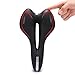 AIKATE Comfortable Bike Saddle, Road Mountain MTB Gel Bicycle Seat for Men and Women, Provides Great Comfort for Riding Bike