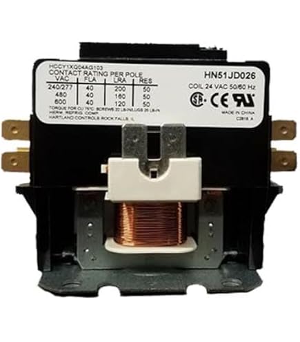 Amazon.com: Miller 254598 Contactor, Def Prp 60A 3P 24Vac Coil w