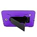 Galaxy Tab 4 7.0 2014 T230 Case, KIQ Shockproof Heavy Duty Dual-Layer Full-Body Rugged Kickstand Screen Protector Case Cover for Samsung Galaxy Tab 4 7-inch SM-T230 (Hybrid Black-in/Purple)